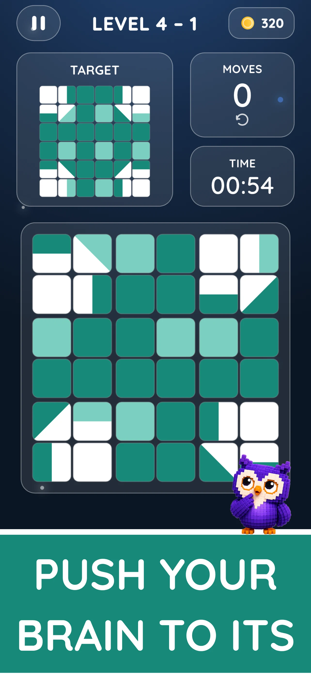 Block Rotate Puzzle - QuadSpin screenshot