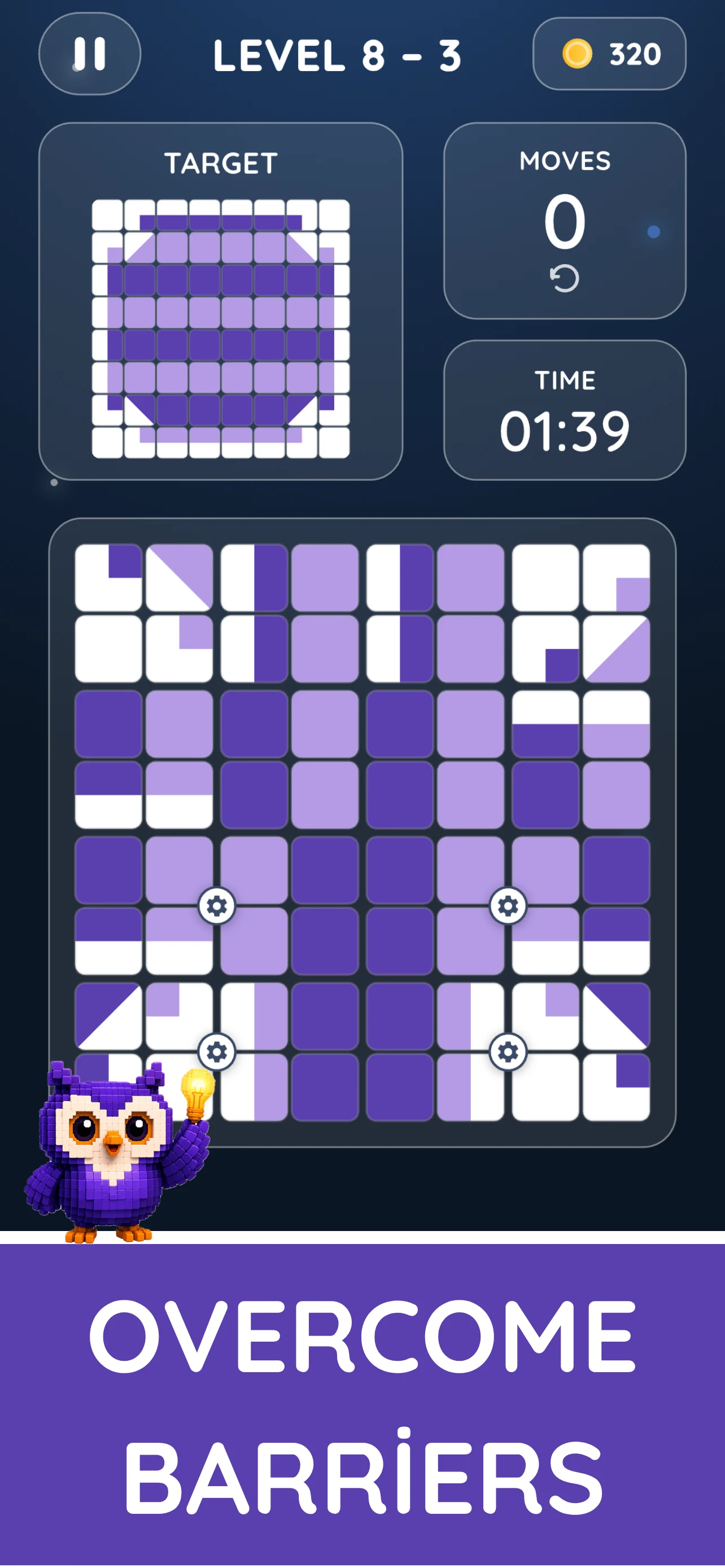 Block Rotate Puzzle - QuadSpin screenshot